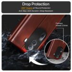 Shock Proof Flip Cover Back Case for Oppo Reno 11 Pro 5G | Magnetic Wallet Leather Case with Stand - Image 5