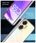 kelpuj Crystal Clear Transparent Back Case Cover for Realme C55 | Realme Narzo N55 Full Device & Camera Protection Shockproof TPU Silicone Back Cover Case Transparent - Image 8