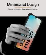 Back Case Mobile Cover for Samsung Galaxy M16 5G | (Hard | Hybrid PC + TPU | Full Armour Device & Camera Protection Samsung Galaxy M16 5G | Earthy Black - Image 4