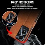 Shock Proof Flip Cover Back Case for Oppo A59 5G | Magnetic Wallet Leather Case with Stand - Image 8