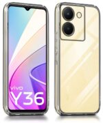 Crystal Clear Transparent Back Case Cover for Vivo Y36 | Full Device & Camera Protection Shockproof TPU | Flexible Silicone Back Cover Case Transparent - Image 2