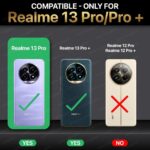 Shock Proof Flip Cover Back Case for Realme 13 Pro 5G | Magnetic Wallet Leather Case with Stand - Image 2