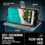 Shock Proof Flip Cover Back Case for Xiaomi Mi A3 | Magnetic Wallet Leather Case with Stand - Image 5
