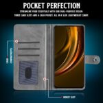 Shock Proof Flip Cover Back Case for Realme 13 Plus 5G | Magnetic Wallet Leather Case with Stand - Image 6