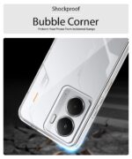 Transparent Back Cover Case for Realme P3 5G | Raised Bumps for Full Device & Camera Protection Shockproof TPU Silicone Back Case Mobile Cover Transparent - Image 4