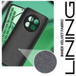 Back Cover for Realme Narzo 70X 5G | 12 5G | 12X 5G | C65 | N65 | Slim Soft Rubberised Case | Inner Velvet Fabric Lining | Matte Silicone Flexible Mobile Case | Camera Protection - Black - Image 3