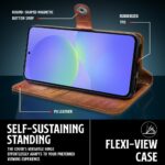 Shock Proof Flip Cover Back Case for Samsung Galaxy A36 5G | Magnetic Wallet Leather Case with Stand - Image 8