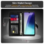 Shock Proof Flip Cover Back Case for Redmi A4 5G | Magnetic Wallet Leather Case with Stand - Image 6