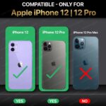 Ultra-Hybrid Back Case Cover for iPhone 12 / for iPhone 12 Pro | Compatible with MagSafe | Drop and Camera Protection | Shock Proof Crystal Clear Mobile Back Case (PC+TPU, Transparent) - Image 2