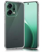 Transparent Back Cover Case for Oppo Reno 14 5G | Raised Bumps for Full Device & Camera Protection Shockproof TPU Silicone Back Case Mobile Cover Transparent - Image 2