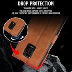 Shock Proof Flip Cover Back Case for Redmi Note 10 Lite | Magnetic Wallet Leather Case with Stand - Image 6