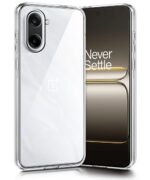 Transparent Back Cover Case for 1+ OnePlus Nord CE 5 5G | Raised Bumps for Full Device & Camera Protection Shockproof TPU Silicone Back Case Mobile Cover Transparent - Image 3