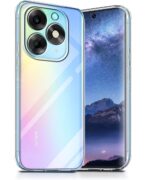 Crystal Clear Transparent Back Case Cover for Itel S23 Plus | Full Device & Camera Protection Shockproof TPU | Flexible Silicone Back Cover Case Transparent - Image 2