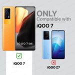 Shock Proof Flip Cover Back Case for Iqoo 7 | Magnetic Wallet Leather Case with Stand - Image 2