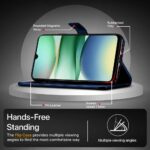 Shock Proof Flip Cover Back Case for Redmi A5 | Magnetic Wallet Leather Case with Stand - Image 8