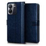 Shock Proof Flip Cover Back Case for Iqoo Z9 5G | Magnetic Wallet Leather Case with Stand - Image 4
