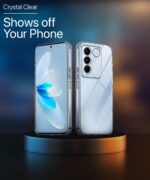 kelpuj Crystal Clear Transparent Back Case for Compatible with Vivo V27 / V27 Pro | Shockproof TPU Silicone Cover | Full Body & Camera Protection Transparent - Image 3