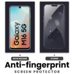 Unbreakable Nano Film Glass Screen Protector for Samsung Galaxy M16 5G | Galaxy F16 5G [ Flexible like a Screen Guard, Harder than a Tempered Glass ]  Pack Of 2 - Image 6