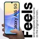 Unbreakable Nano Film Glass Screen Protector for Samsung Galaxy A15 5G | Samsung Galaxy A25 5G [ Flexible Like a Screen Guard, Harder Than a Tempered Glass ]  Pack of 2 Clear - Image 5