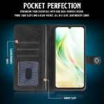 Shock Proof Flip Cover Back Case for Mi Redmi 13C 5G | Magnetic Wallet Leather Case with Stand - Image 3