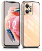 Crystal Clear Transparent Back Case Cover for Xiaomi Redmi Note 12 4G | Full Device & Camera Protection Shockproof TPU | Flexible Silicone Back Cover Case Transparent - Image 4