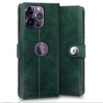 Shock Proof Flip Cover Back Case for Iphone 14 Pro Max | Magnetic Wallet Leather Case with Stand - Image 4