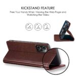 Shock Proof Flip Cover Back Case for Poco X5 Pro 5G | Magnetic Wallet Leather Case with Stand - Image 5