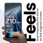 Unbreakable Nano Film Glass Screen Protector for Vivo T4 lite 5G | iQOO Z10 lite 5G | Y04 4G | Y19 5G | Y19e [ Flexible Like a Screen Guard, Harder Than a Tempered Glass ]  Pack of 2 Clear - Image 5