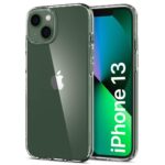 kelpuj Crystal Clear Transparent Back Case for Compatible with Apple iPhone 13 | Shockproof TPU Silicone Cover | Full Body & Camera Protection Transparent