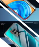Ultra-Hybrid Crystal Clear Back Case Cover for Xiaomi Redmi Note 9 Pro | Note 9 Pro Max |Poco M2 Pro | Hard Back | Slim Fit Shockproof Design | Camera Protection Bump (Transparent) - Image 5