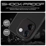 Back Cover for iQOO Z9s Pro 5G | Vivo T3 Pro 5G | Ultra Slim Soft Rubberised Case | Inner Velvet Fabric Lining | Matte Silicone Flexible Mobile Case | Camera Protection - Black - Image 6