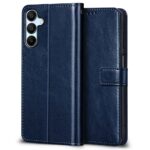 Shock Proof Flip Cover Back Case for Samsung Galaxy A15 5G | Magnetic Wallet Leather Case with Stand - Image 4