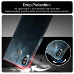 Shock Proof Flip Cover Back Case for Samsung Galaxy A20 | Magnetic Wallet Leather Case with Stand - Image 6