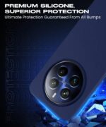 Slim Frameless Back Cover for Realme 12 Pro 5G | Realme 12 Pro Plus 5G | P1 Pro 5G | Ultra Thin Lightweight Design & Camera Protection | Soft Matte Silicone Flexible Mobile Case (Blue) - Image 8