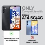 Shock Proof Flip Cover Back Case for Samsung Galaxy A14 5G | Magnetic Wallet Leather Case with Stand - Image 2