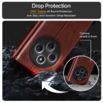 Shock Proof Flip Cover Back Case for Redmi A4 5G | Magnetic Wallet Leather Case with Stand - Image 8