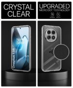 Transparent Back Cover Case for 1+ OnePlus 13R 5G | Raised Bumps for Full Device & Camera Protection Shockproof TPU Silicone Back Case Mobile Cover Transparent - Image 4