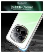 Crystal Clear Transparent Back Cover Case Compatible with Realme P2 Pro 5G Shockproof Flexible TPU Silicone Case with Full Body & Camera Protection Transparent - Image 4