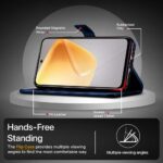 Shock Proof Flip Cover Back Case for Infinix Smart 9 Hd | Magnetic Wallet Leather Case with Stand - Image 8