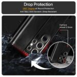 Shock Proof Flip Cover Back Case for Samsung Galaxy S25 Ultra 5G | Magnetic Wallet Leather Case with Stand - Image 5