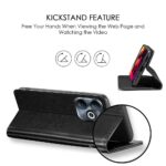 Shock Proof Flip Cover Back Case for Infinix Smart 8 Hd | Magnetic Wallet Leather Case with Stand - Image 5