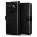 Shock Proof Flip Cover Back Case for Realme 12 Pro 5G | Magnetic Wallet Leather Case with Stand - Image 3