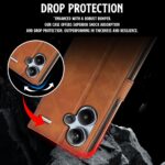 Shock Proof Flip Cover Back Case for Xiaomi Mi Redmi Note 13 Pro Plus 5G | Magnetic Wallet Leather Case with Stand - Image 8