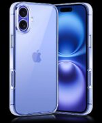 Crystal Clear Transparent Back Cover Case Compatible with iPhone 16 Plus Shockproof Flexible TPU Silicone Case with Full Body & Camera Protection Transparent - Image 3