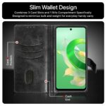 Shock Proof Flip Cover Back Case for Itel P55 Plus 4G | Magnetic Wallet Leather Case with Stand - Image 6
