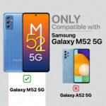 Shock Proof Flip Cover Back Case for Samsung Galaxy M52 5G | Magnetic Wallet Leather Case with Stand - Image 2