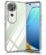 Transparent Back Cover Case for Vivo V40 | V40 Pro 5G | T3 Ultra 5G | Raised Bumps for Full Device & Camera Protection Shockproof TPU Silicone Back Case Mobile Cover Transparent - Image 4