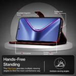 Shock Proof Flip Cover Back Case for Oppo K13 5G | Magnetic Wallet Leather Case with Stand - Image 8