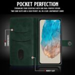 Shock Proof Flip Cover Back Case for Samsung Galaxy M35 5G | Magnetic Wallet Leather Case with Stand - Image 4