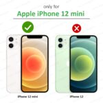 Shock Proof Clear Back Case Mobile Cover Compatible for Apple iPhone 12 Mini (Hard | Hybrid PC + TPU | Full Armour Device & Camera Protection | Black) - Image 2